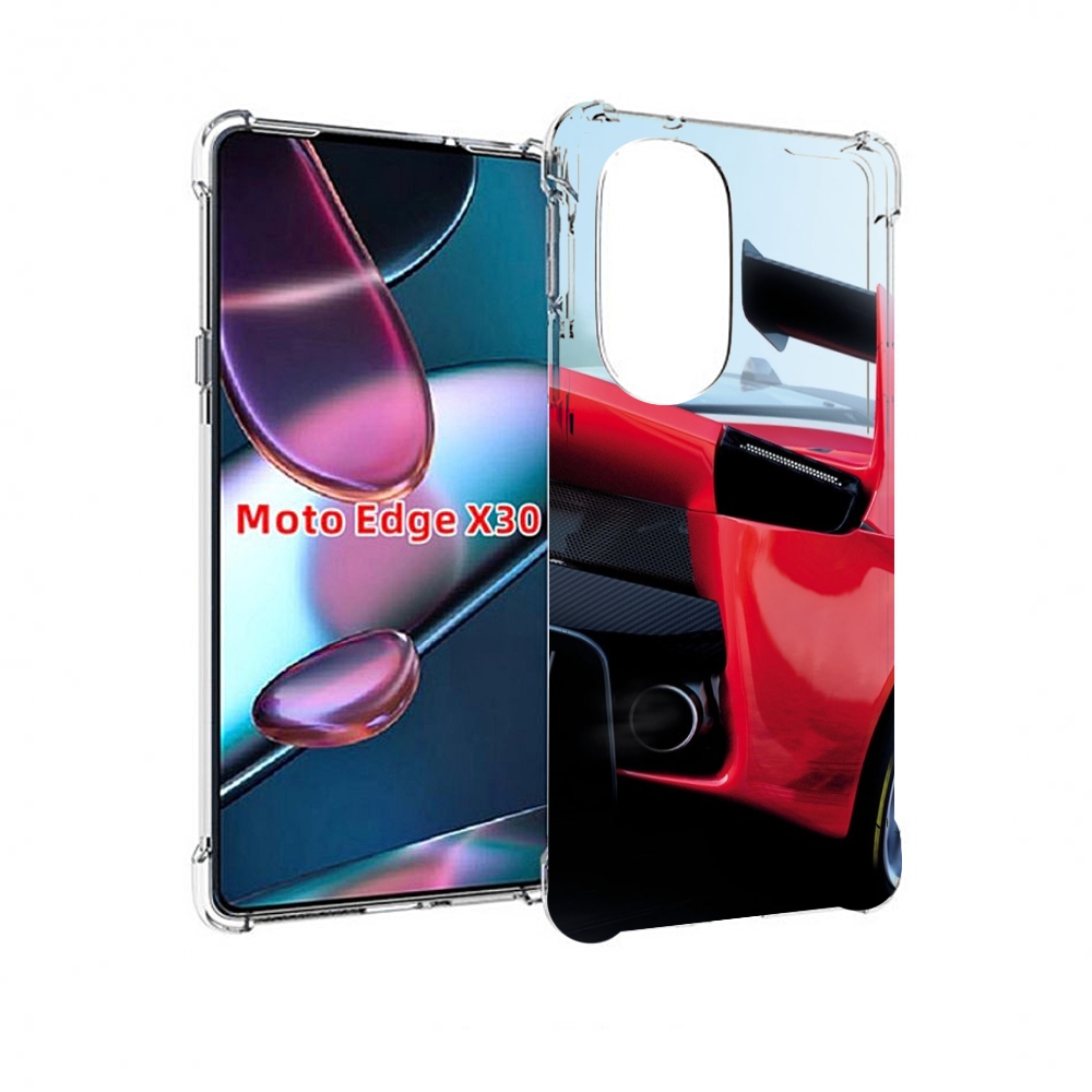 

Чехол MyPads Крыло-машины мужской для Motorola Moto Edge X30, Прозрачный, Tocco