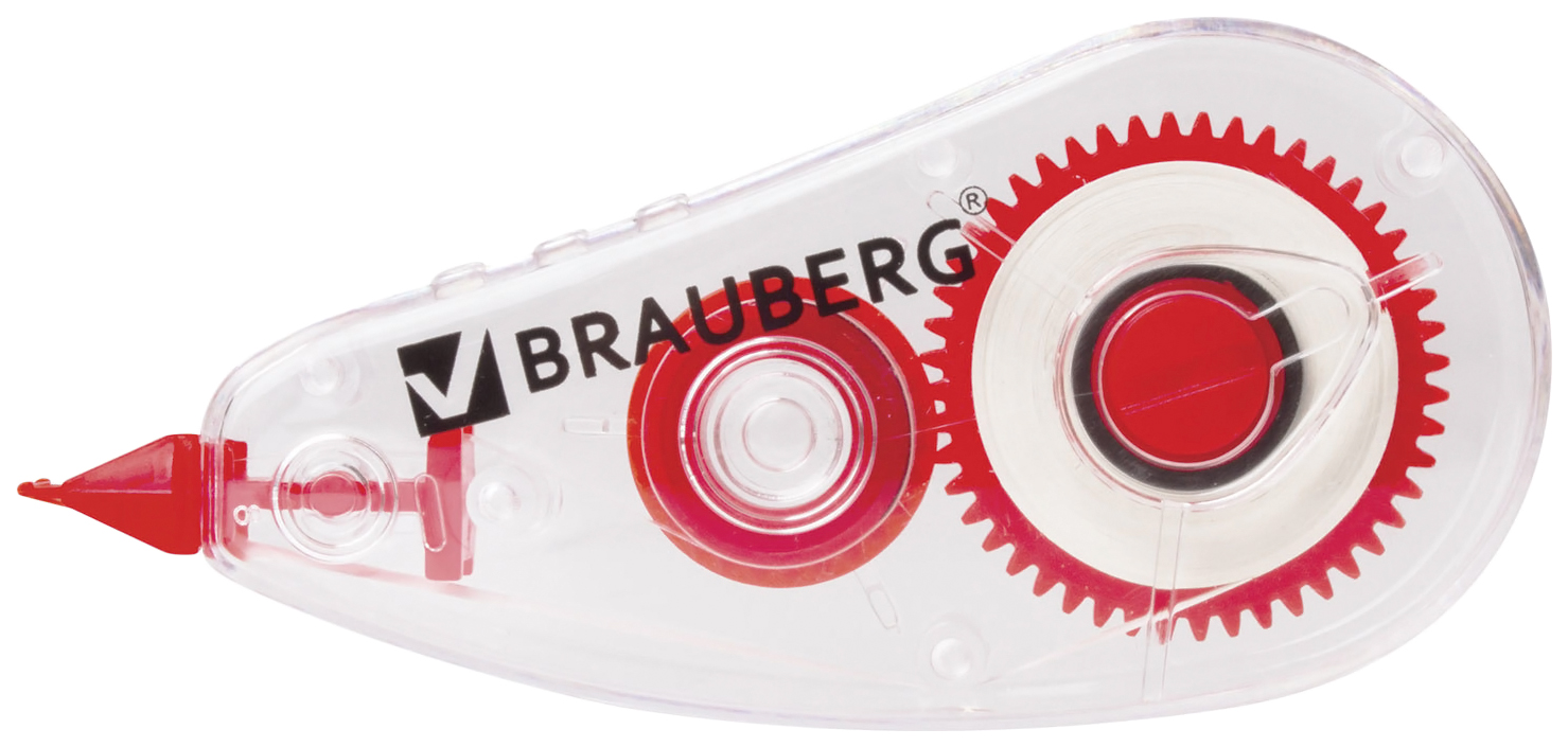 

Корректирующая лента BRAUBERG Red Power, 5 мм х 6 м, в упаковке с европодвесом, 220641, Прозрачный, 327