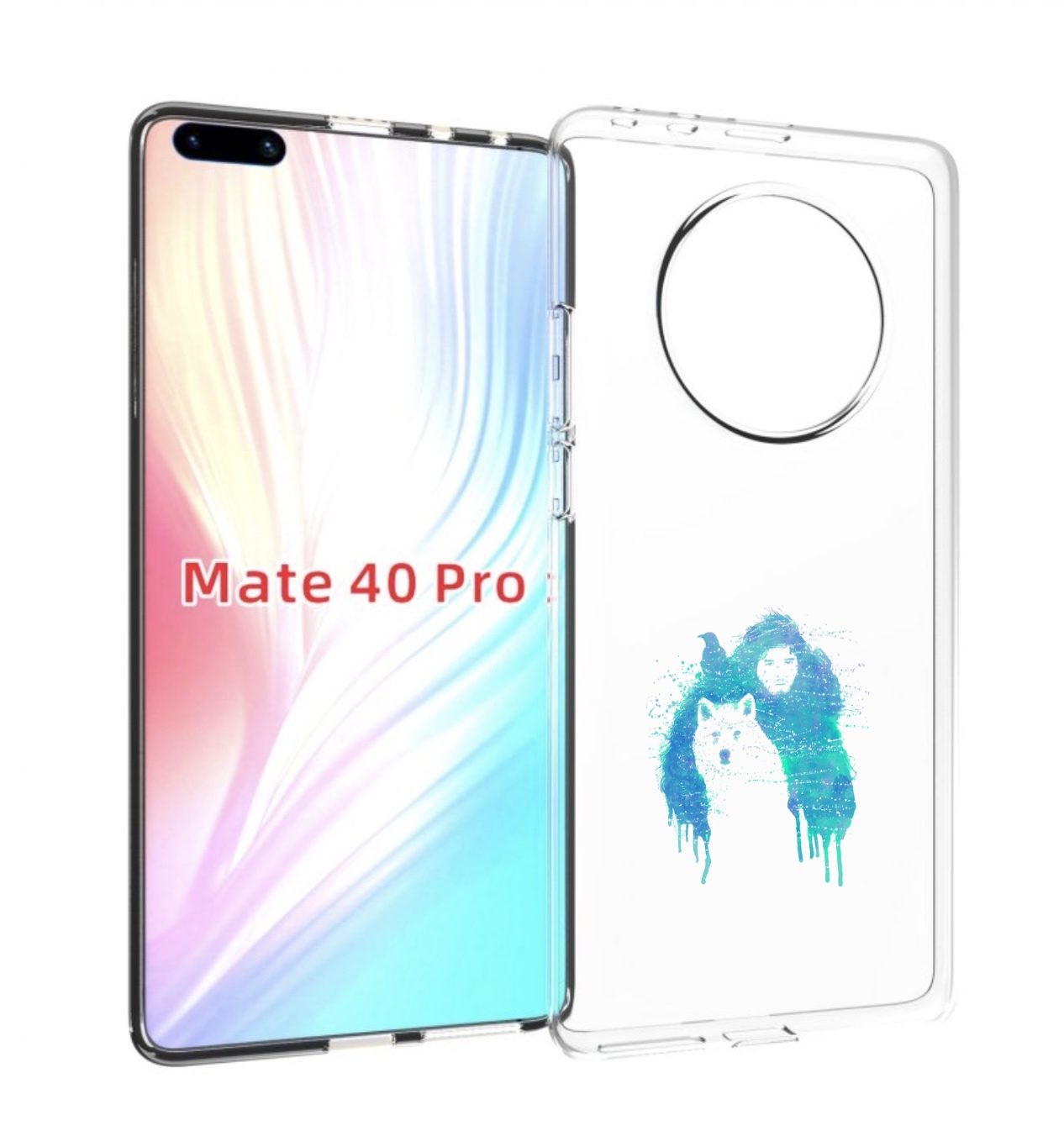 Чехол MyPads джон сноу для Huawei Mate 40 Pro (NOH-NX9)