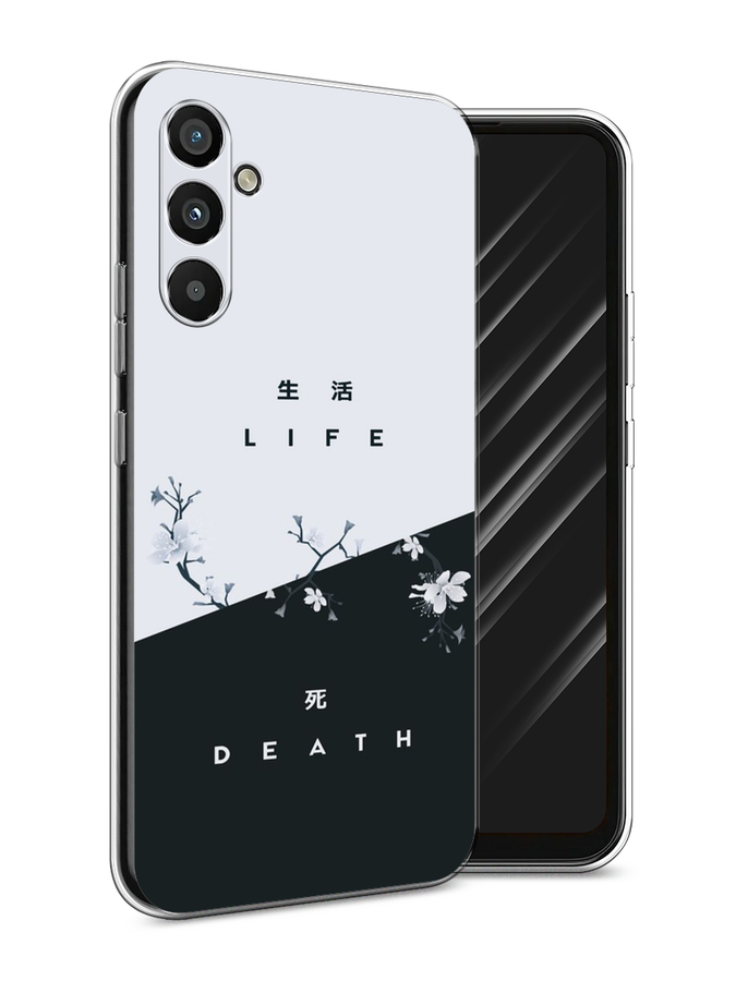

Чехол Awog на Samsung Galaxy A34 "Life and death", Черный;серый, 2107850-1