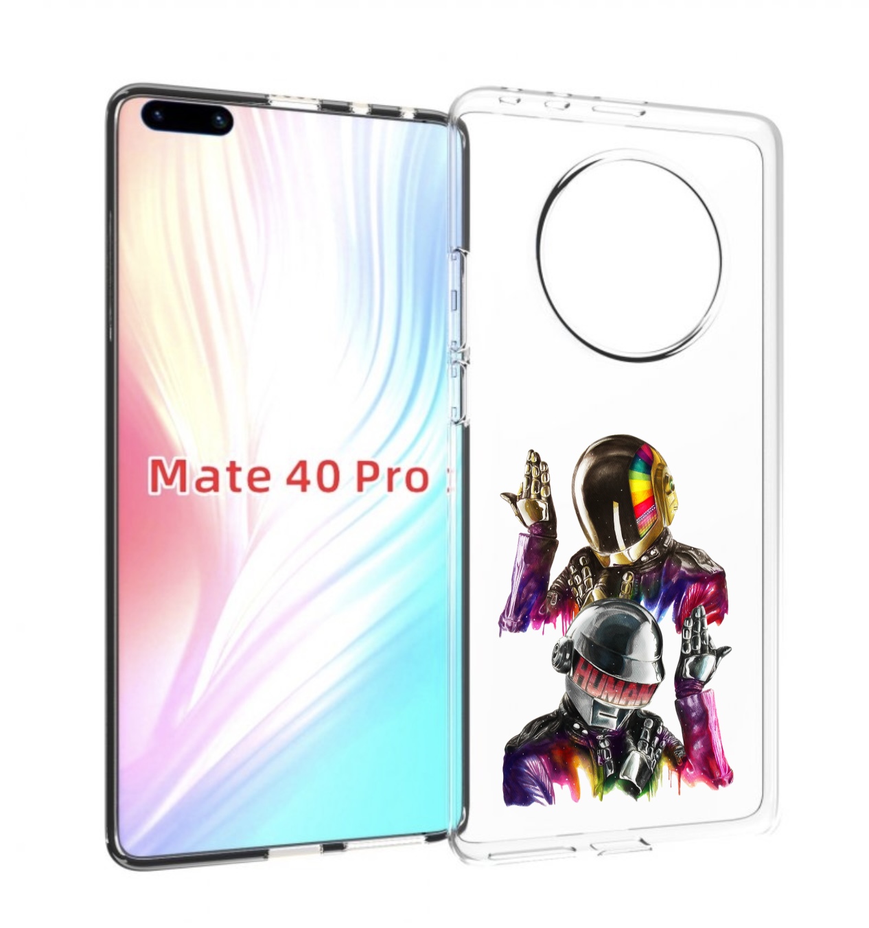 

Чехол MyPads диско космонавты для Huawei Mate 40 Pro (NOH-NX9), Прозрачный, Tocco