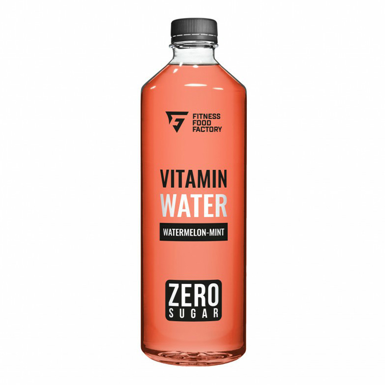 Газированный напиток Fitness Food Factory Vitamin water арбуз-мята 0,5 л