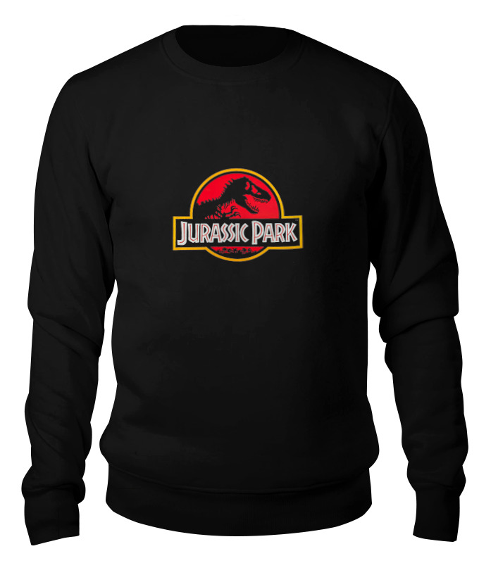 

Свитшот унисекс Printio Jurassic park / парк юрского периода черный XL, Jurassic park / парк юрского периода