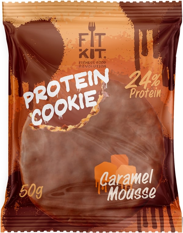 

Печенье Fitkit протеиновое Карамельный мусс 50 г