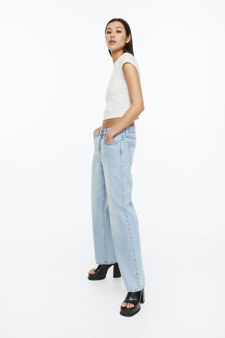 

Джинсы женские H&M 1113296002 голубые 42 EU (доставка из-за рубежа), Голубой, 1113296002