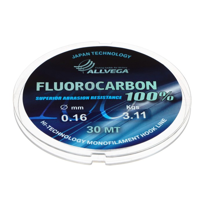 

Леска Allvega FX Fluorocarbon, 0.16 мм, 30 м, Прозрачный, FX Fluorocarbon