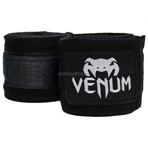 

Бинты для бокса Venum Kontact 4m - Black