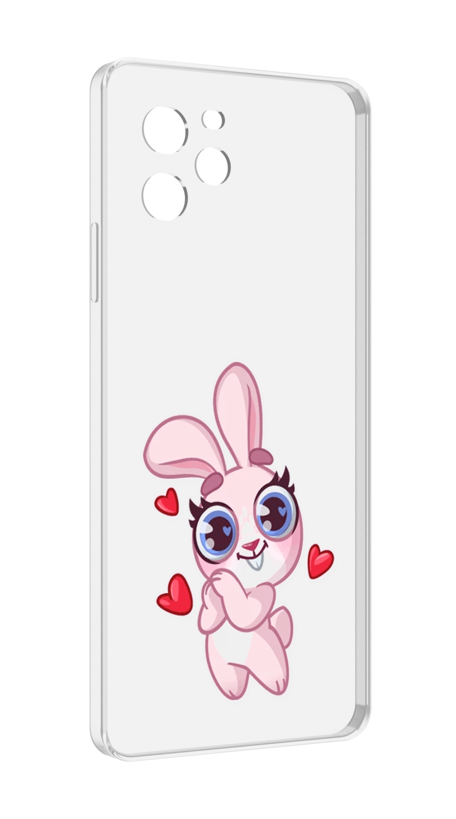 

Чехол MyPads розовый-зайченок для Huawei Nova Y61 / Huawei Enjoy 50z, Прозрачный, Tocco