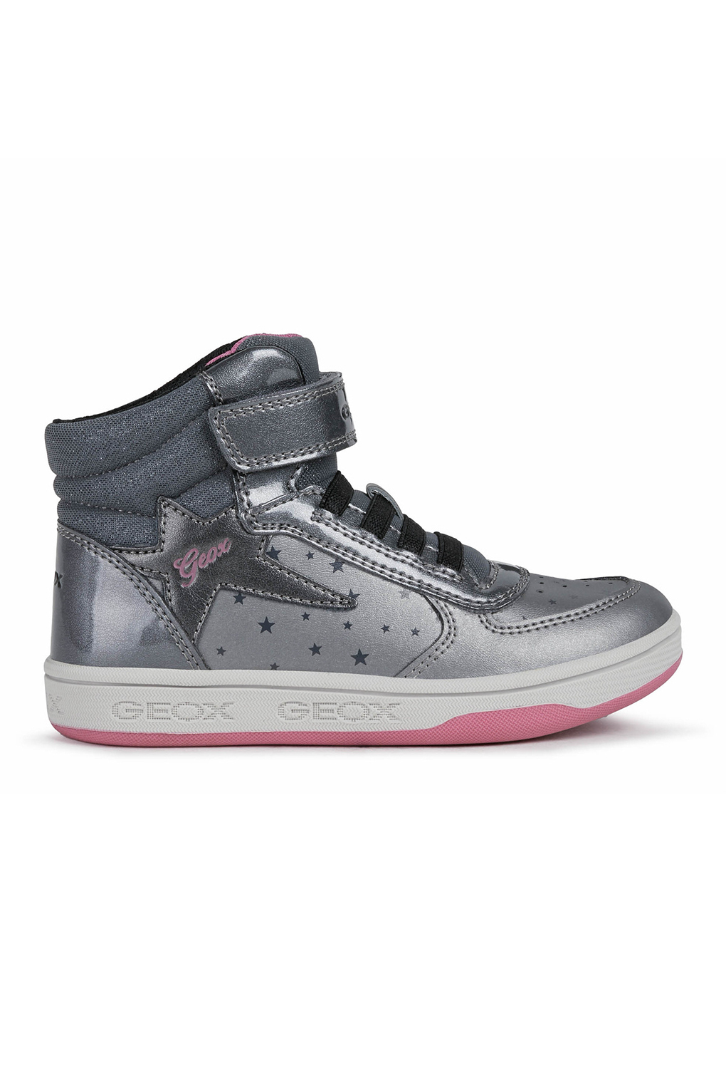 

Кеды Geox J1600A0BCKNC1A8N dk silver/fuchsia, 30, J1600A0BCKNC1A8N