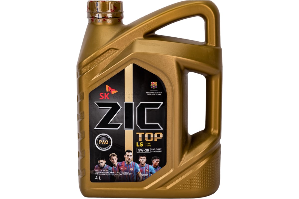 

Моторное масло Zic Top LS 5W30 Синтетическое 4 Л Zic 162612