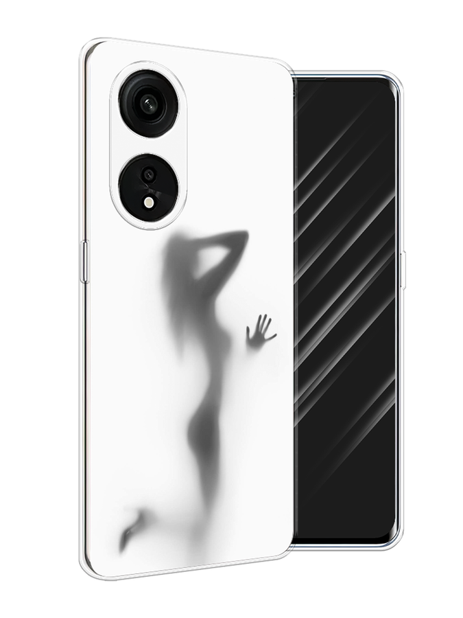 

Чехол Awog на OPPO Reno 8T 5G "Стекло в душе", Белый;серый;черный, 2513150-1