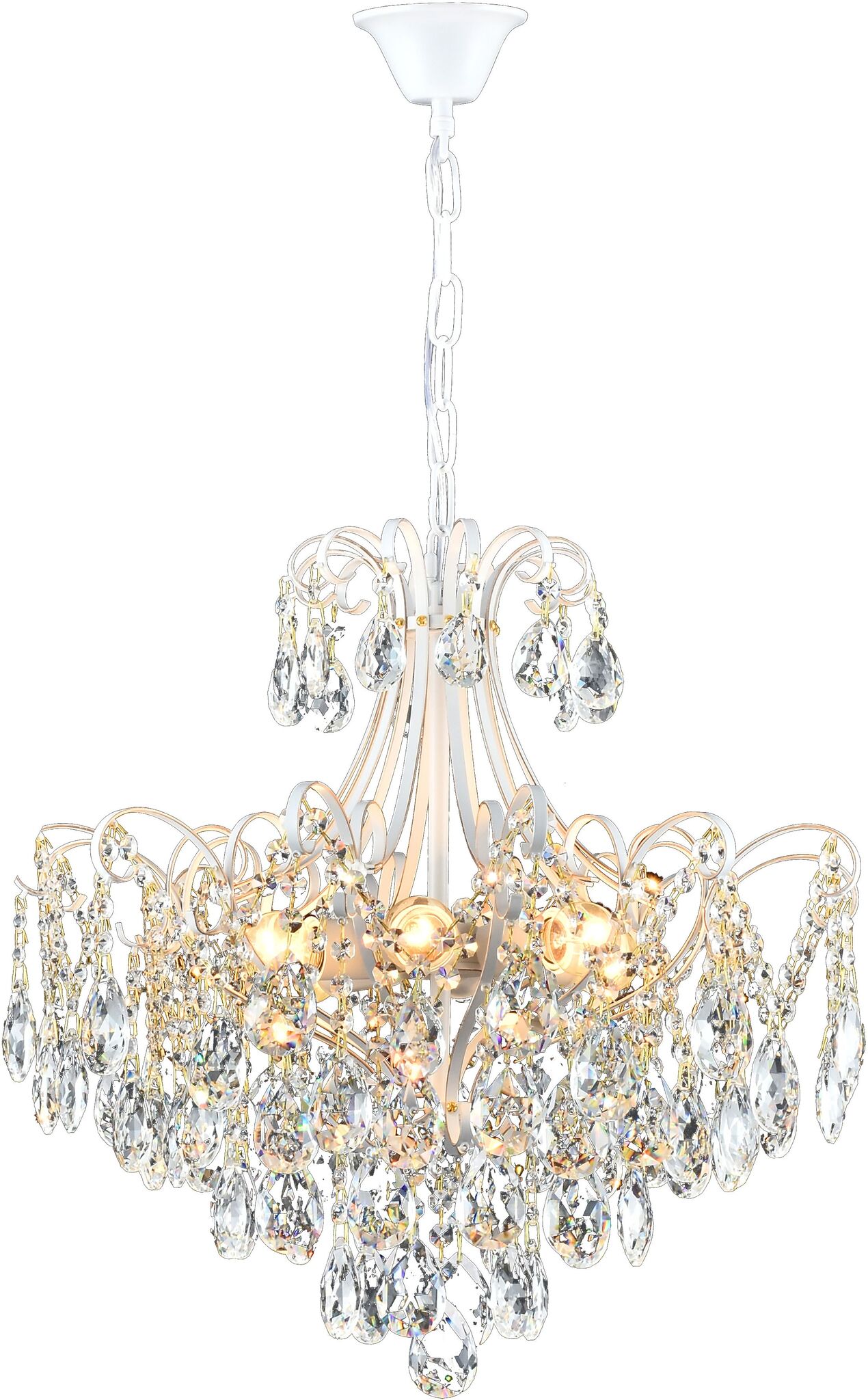 

Подвесной светильник Escada 1123/6S E27*60W White/Gold