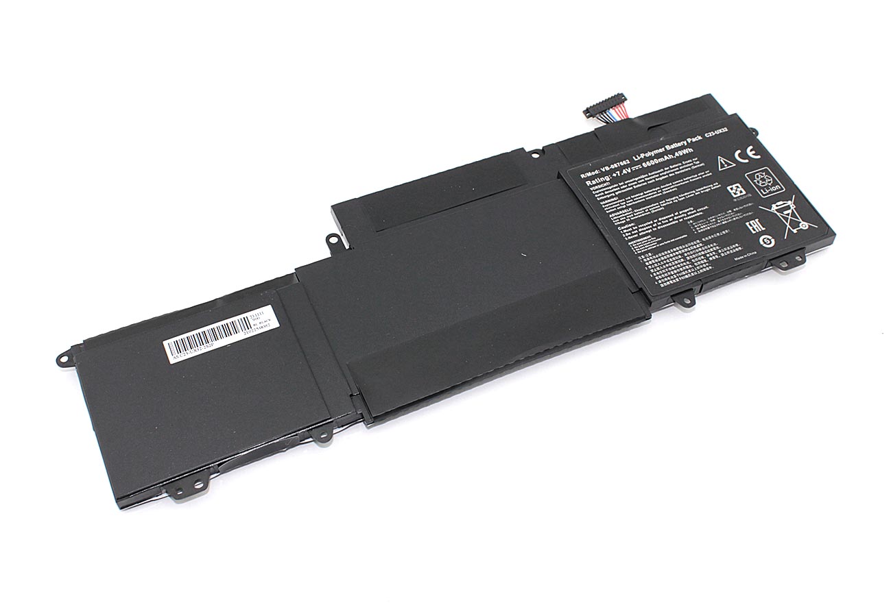 фото Аккумуляторная батарея для ноутбука asus vivobook u38n-c4004h (c31n1806) 7.4v 6600mah oem