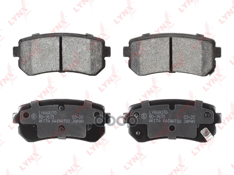 

Колодки Тормозные Задние Bd-3635 LYNXauto арт. BD-3635