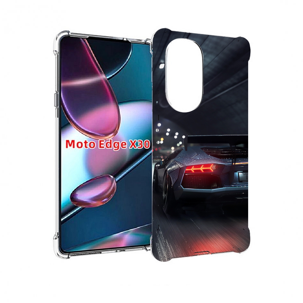 

Чехол MyPads Ламба мужской для Motorola Moto Edge X30, Прозрачный, Tocco