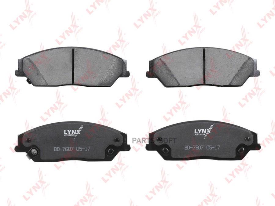 

Колодки Тормозные Передние Подходит Для Toyota Camry(V40) 2.4-3.5 06 Bd-7607 LYNXauto арт.