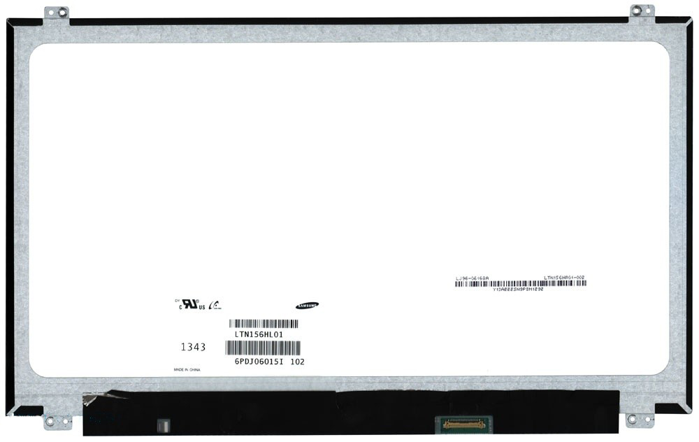 

Матрица OEM для ноутбука LTN156HL01 (100110615V), совместимая с p/n: LTN156HL01