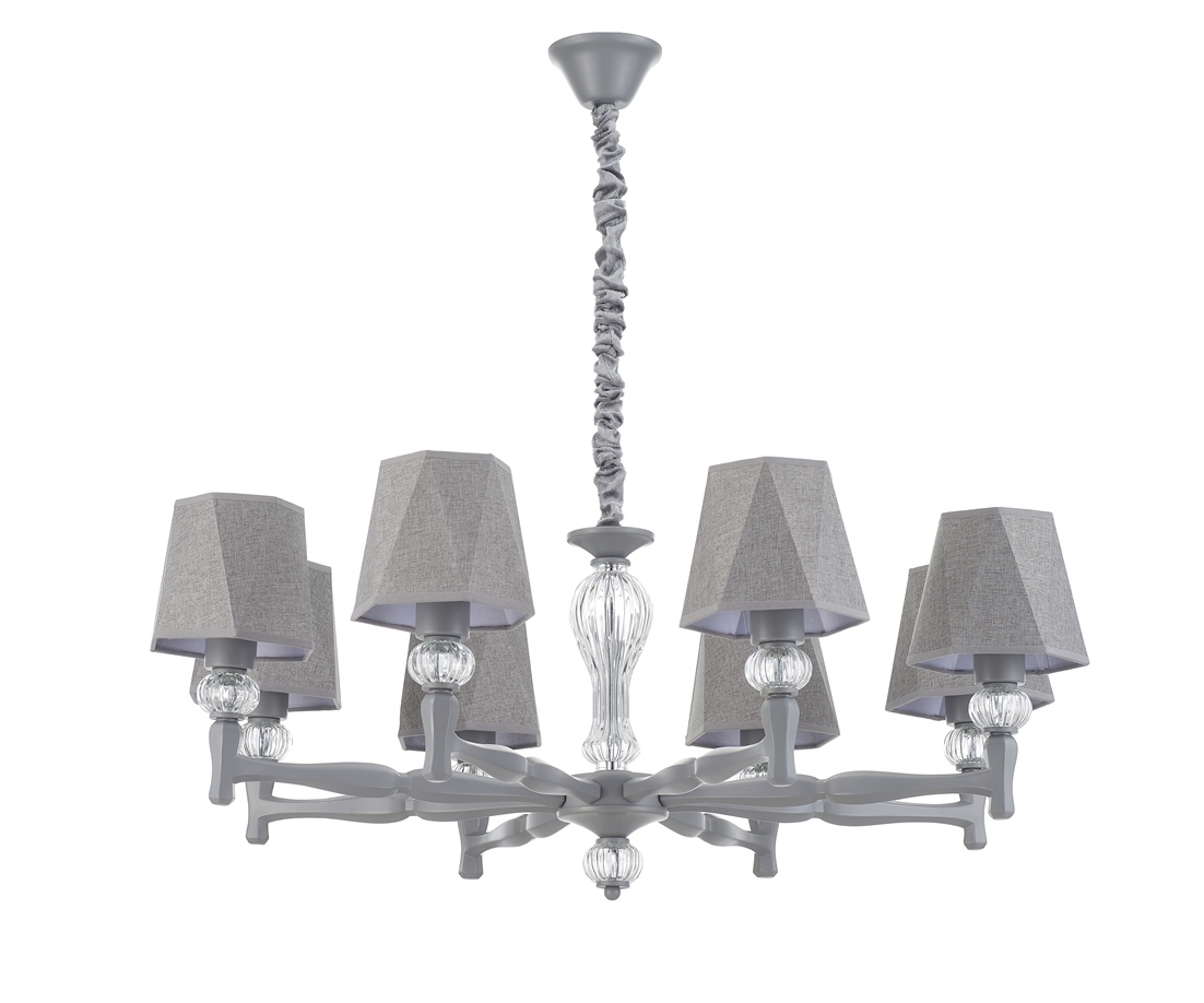 

Подвесной светильник Escada 672/8S E27*60W Grey