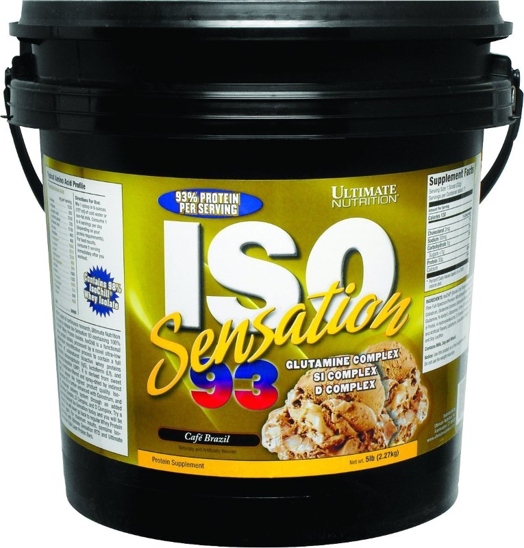 

Изолят протеина Ultimate Nutrition Iso Sensation 2275 г - бразильский кофе