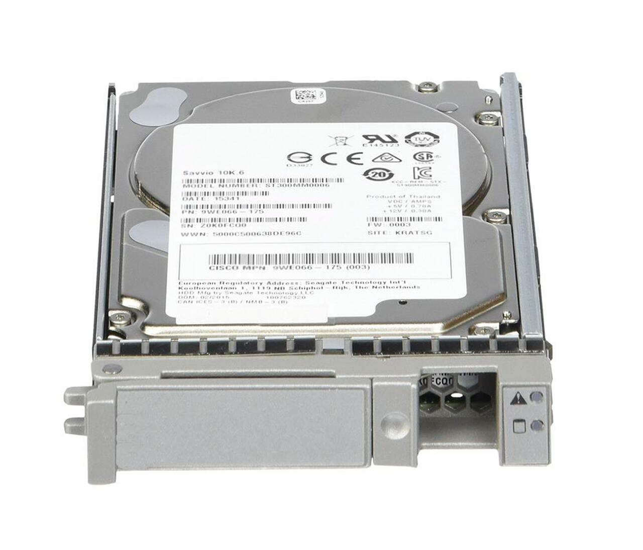 фото Жесткий диск cisco 300gb 12g sas 10k rpm sff hdd ucs-hd300g10k12n=