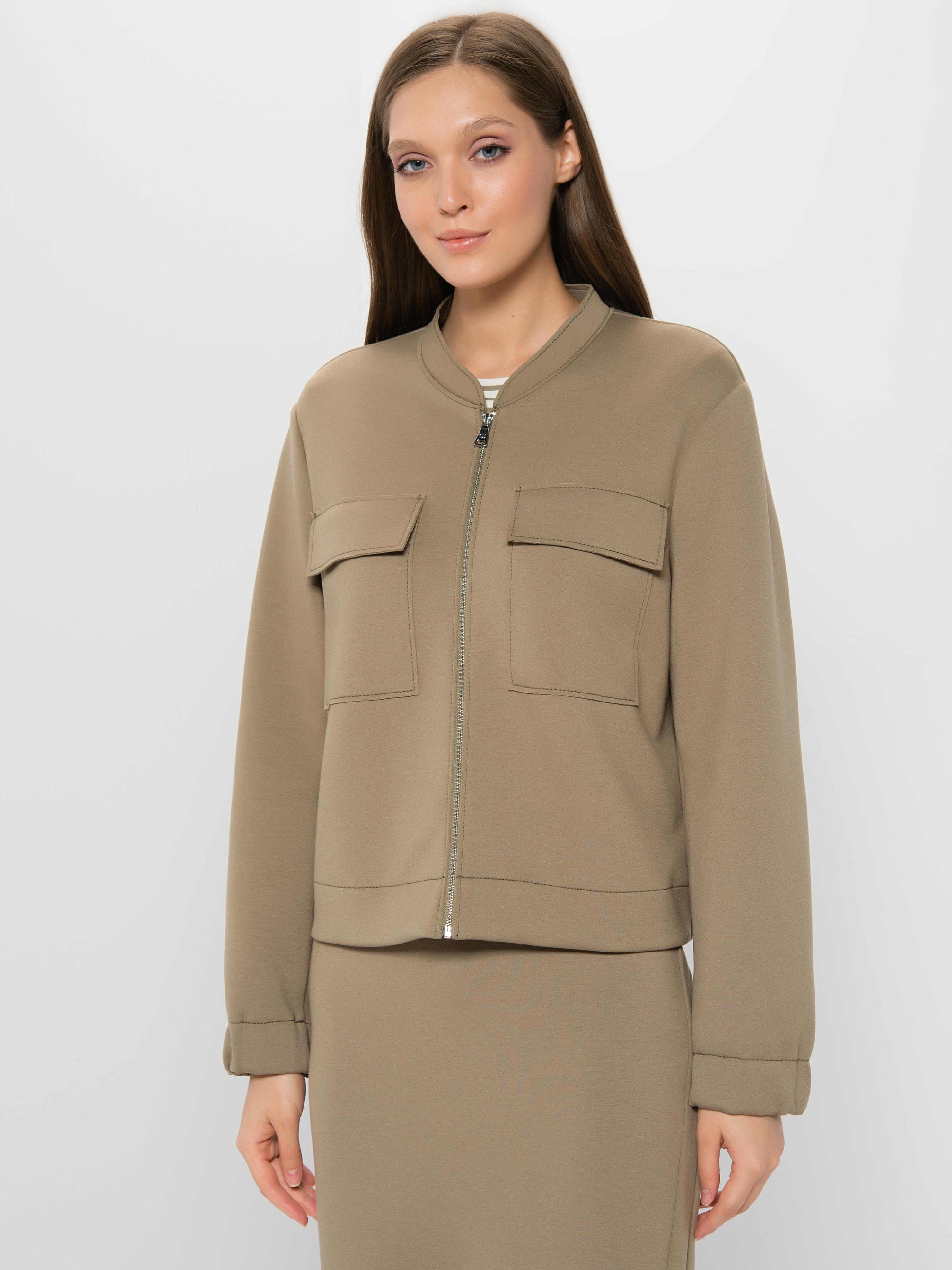 

Жакет женский Gerry Weber 730004-31359-50919 зеленый 44, 730004-31359-50919