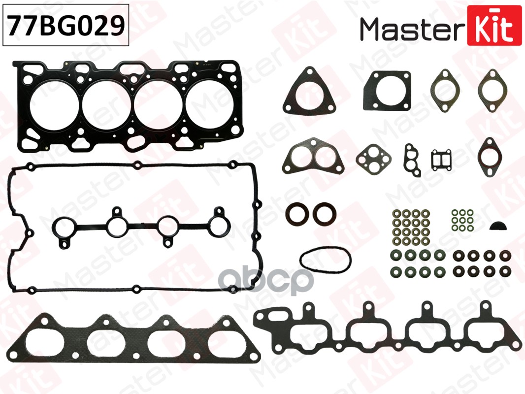 

Верхний Комплект Прокладок Гбц Hyundai/Kia Santa Fe/Sonata 2.4i (G4js/G4jg) 01- MasterKit, 77BG029