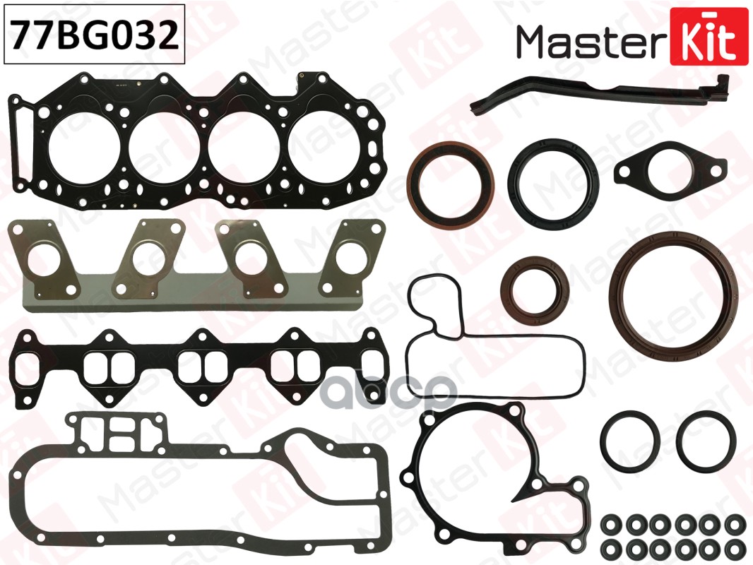 

Полный Комплект Прокладок Двс Mazda Mpv Wl/Wl-T 2.5td 96- MasterKit арт. 77bg032, 77BG032