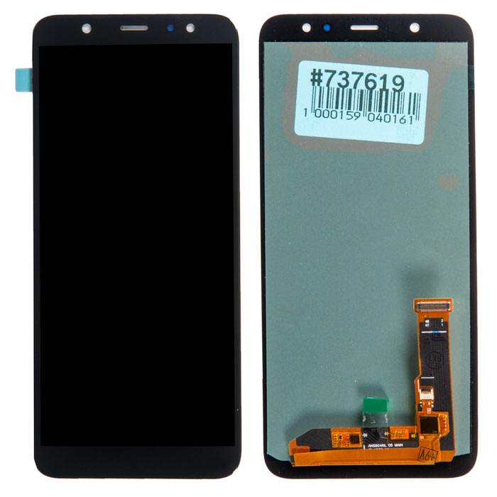 

Дисплей Rocknparts с тачскрином для Samsung Galaxy A6 Plus черный OLED, A605