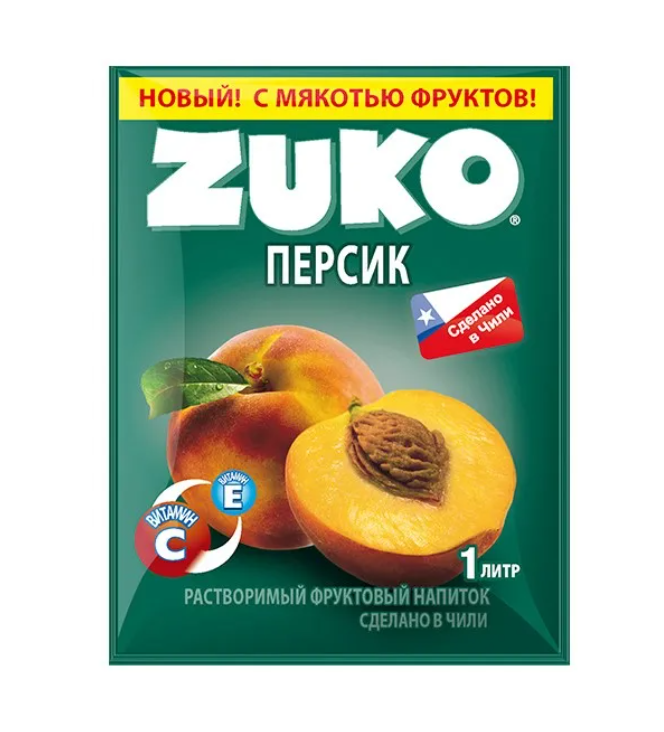 Растворимый напиток ZUKO Персик, 20 г