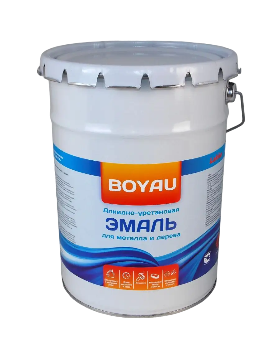 

Эмаль алкидно-уретановая, Жёлтая, 5л, Желтый