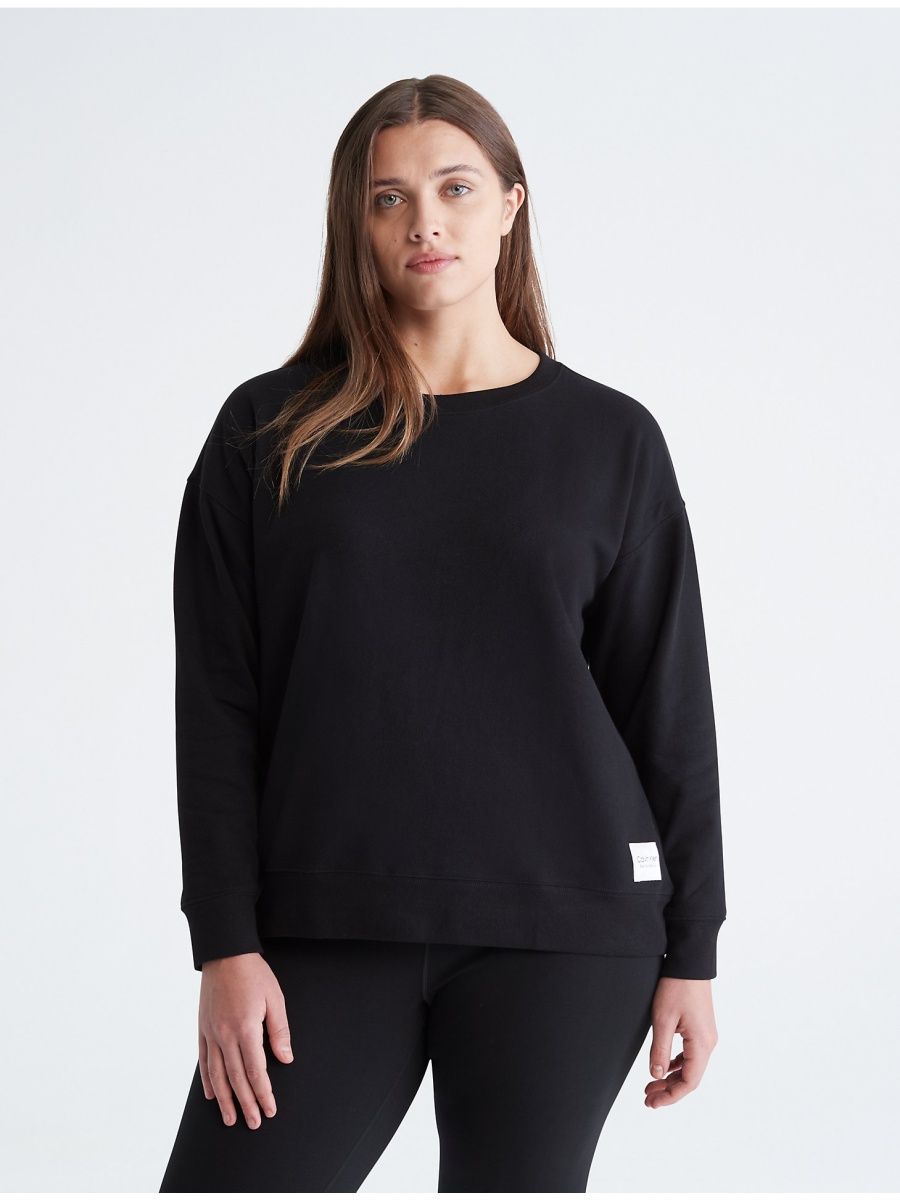 

Свитшот женский Calvin Klein pfcx0186 черный XL Plus, pfcx0186
