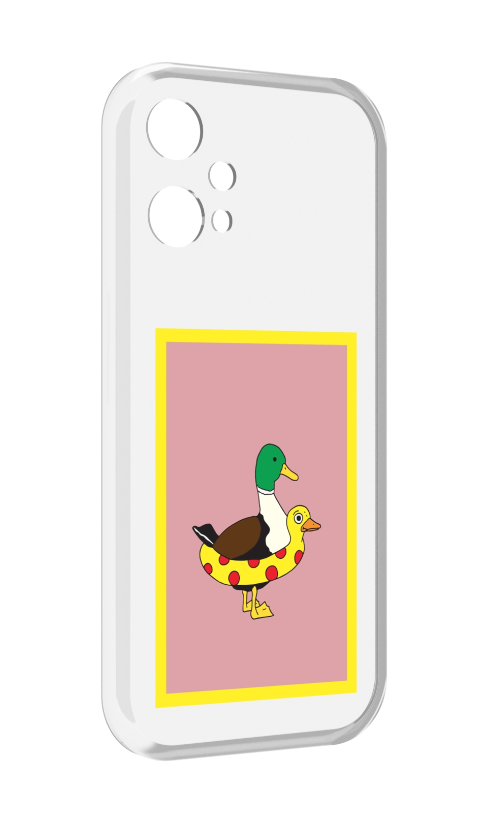 

Чехол MyPads утка в круге надувном для OnePlus Nord CE 2 Lite 5G, Прозрачный, Tocco