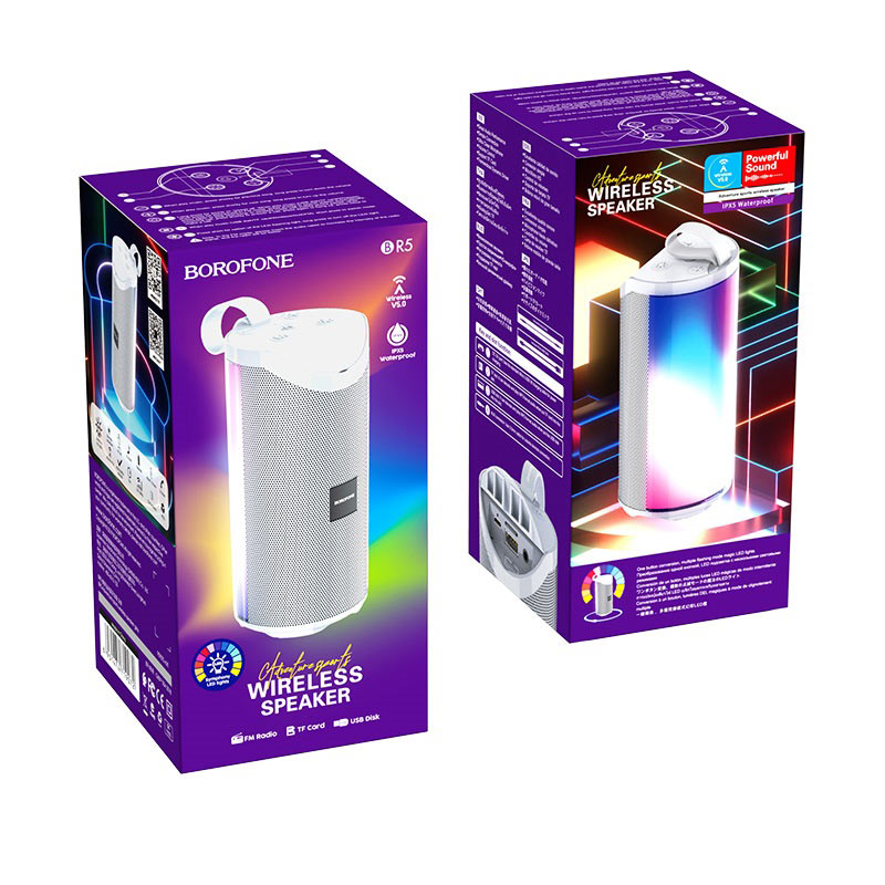 

Портативная колонка BOROFONE BR5EM Grey, Серый, BR5EM