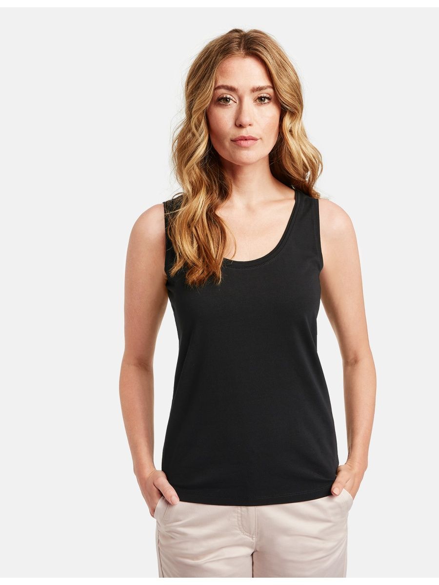 

Майка женская Gerry Weber 97525-44004-11000 черная 46, 97525-44004-11000