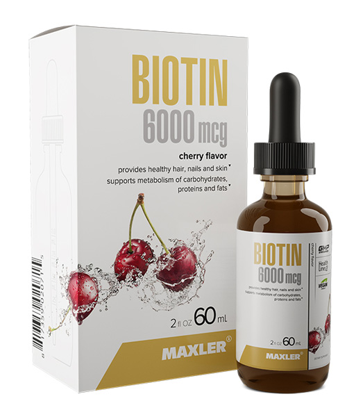 Биотин Maxler Biotin 6000 mcg 60 мл