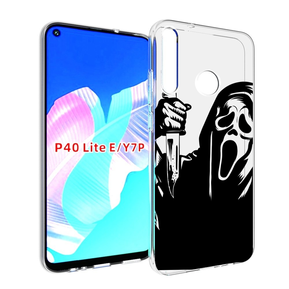 

Чехол бампер MyPads крик-с-ножом для Huawei P40 Lite E, Прозрачный, Tocco