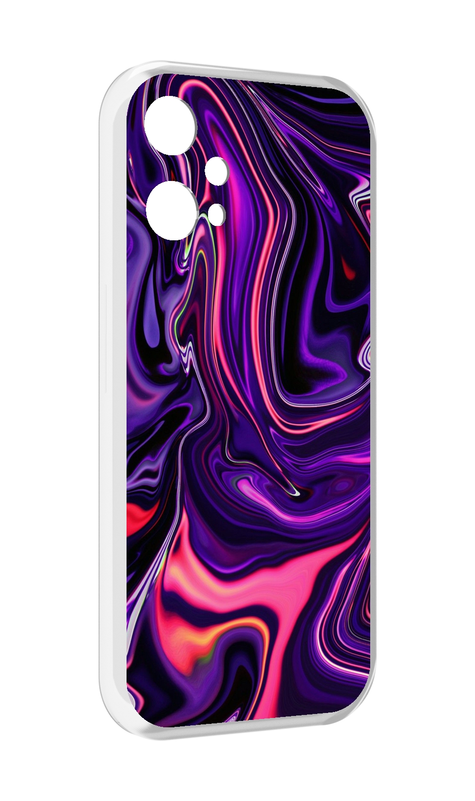 

Чехол MyPads фиолетовые краски для OnePlus Nord CE 2 Lite 5G, Прозрачный, Tocco
