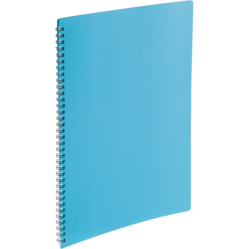 

Папка файловая на спирали, 40файлов Attache Selection Black&Blue, А4,400мкм, Голубой