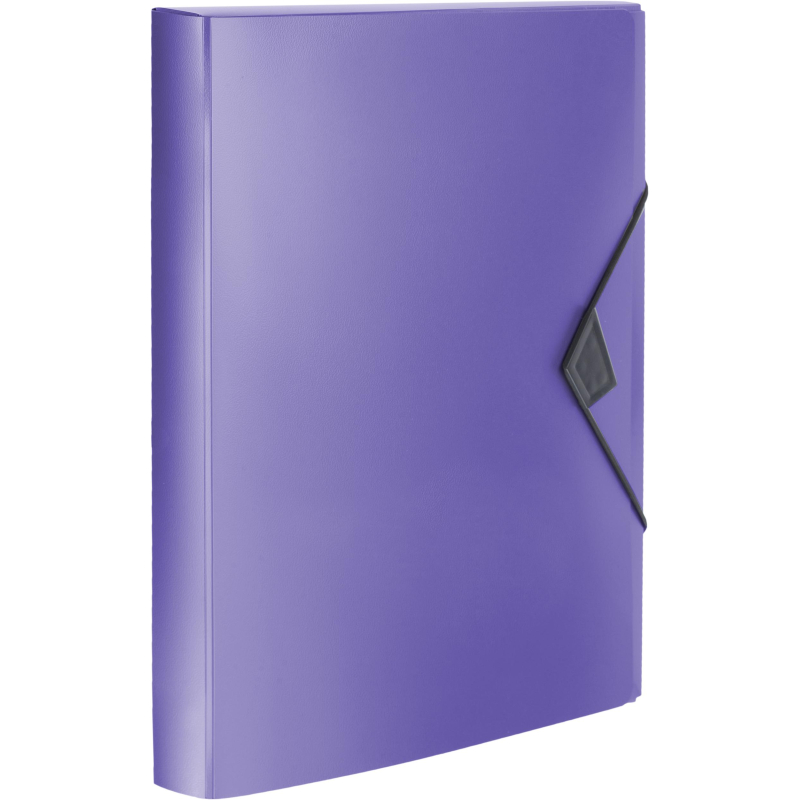 

Папка на резинках Attache Metallics А4 800мкм, 40мм, сиреневый, Фиолетовый