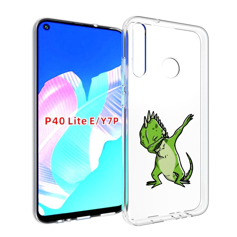 

Чехол бампер MyPads крутая-ящерица для Huawei P40 Lite E, Прозрачный, Tocco