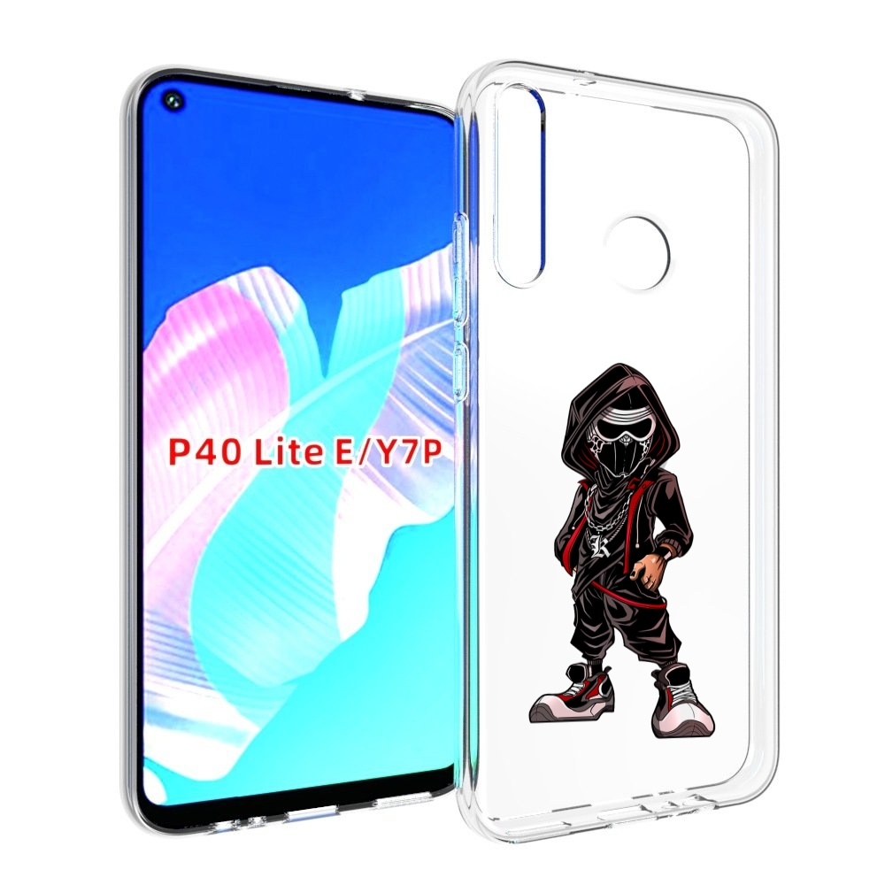 Чехол бампер MyPads крутой-ниндзя для Huawei P40 Lite E