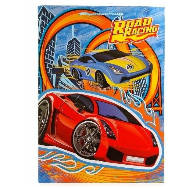 

Пакет подарочный Играем Вместе Road Racing, 33х46х20см