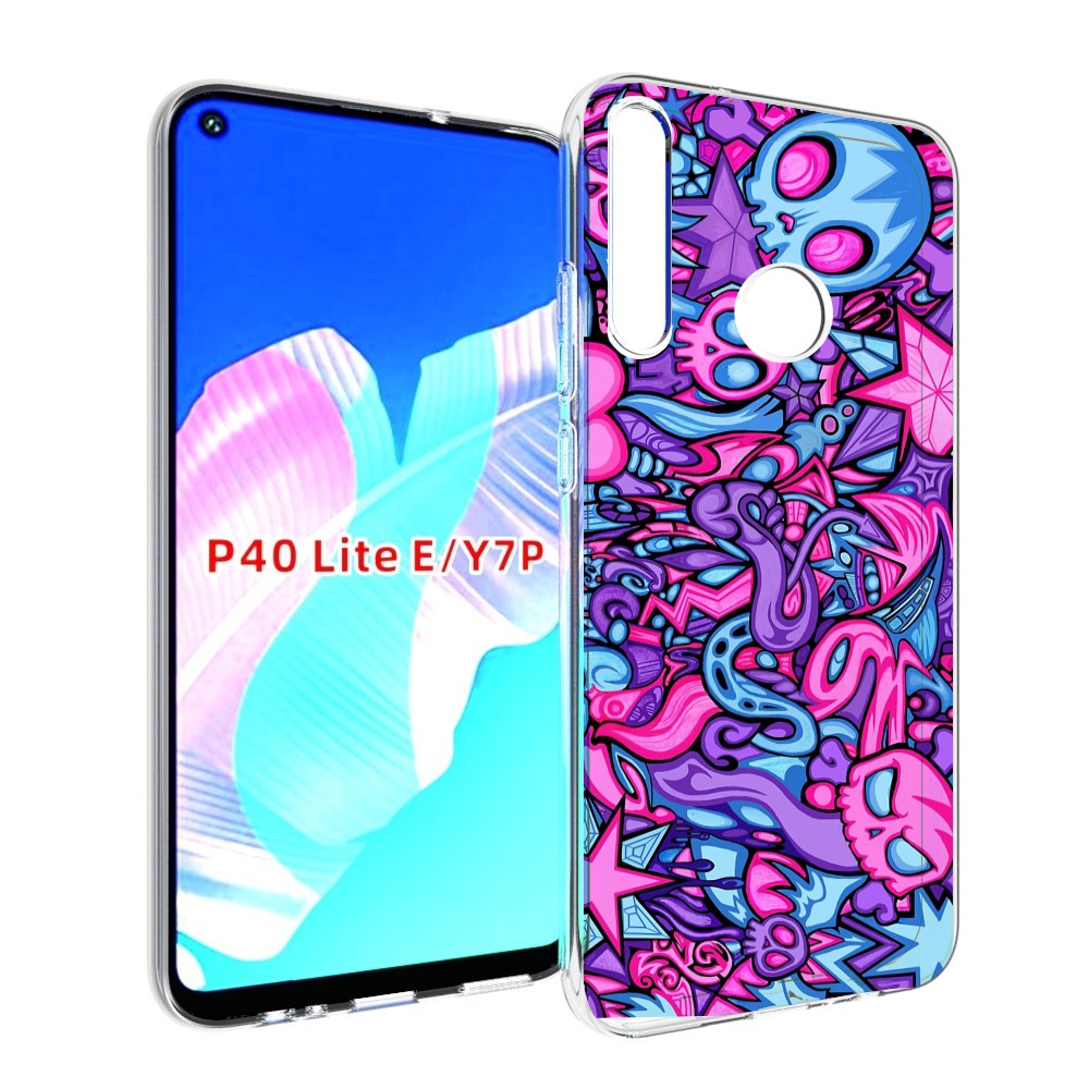 

Чехол бампер MyPads крутой-паттерн для Huawei P40 Lite E, Прозрачный, Tocco