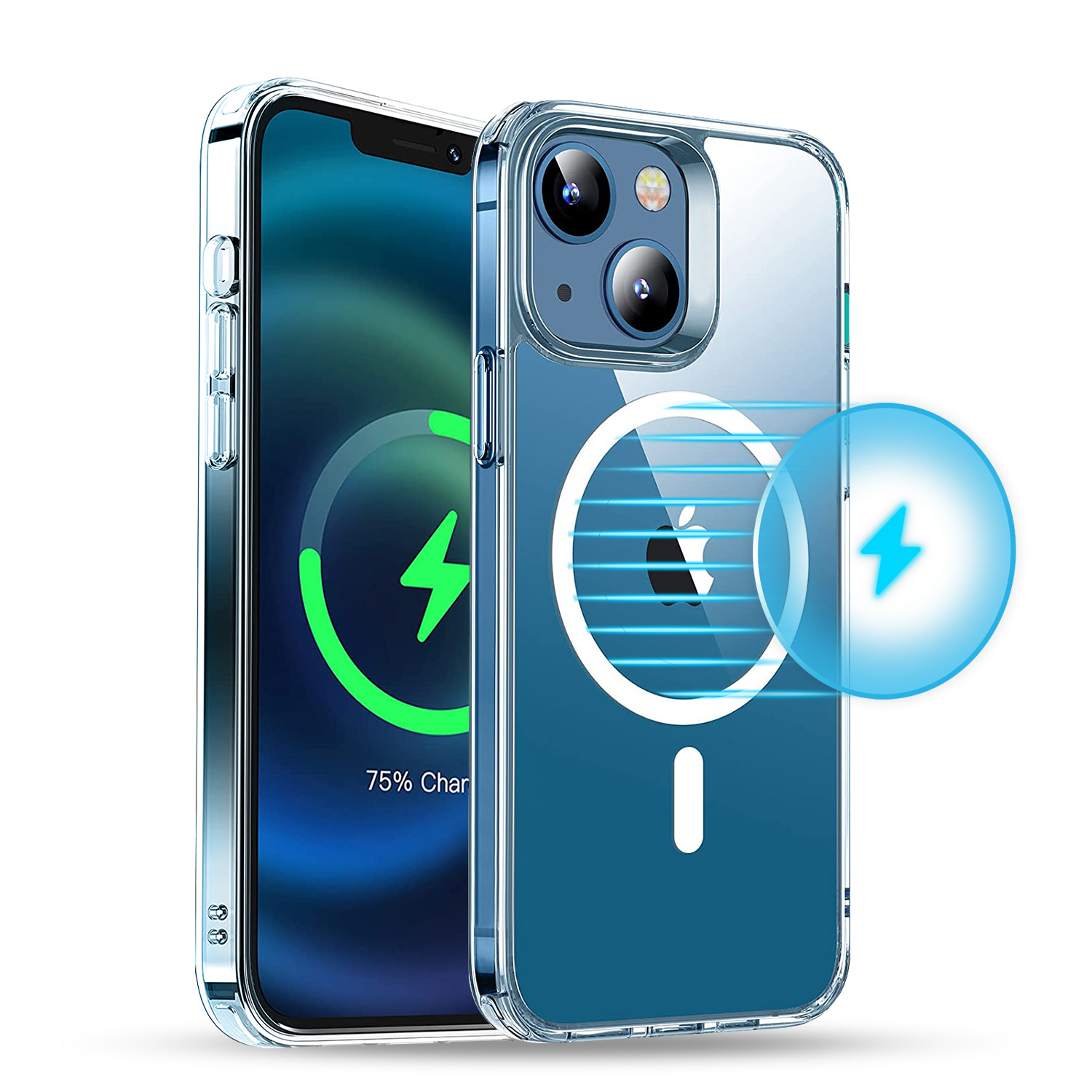 

Чехол-накладка Clear Case для iPhone 14 Pro MageSafe/Магсейф противоударный прозрачный, DAE00100033