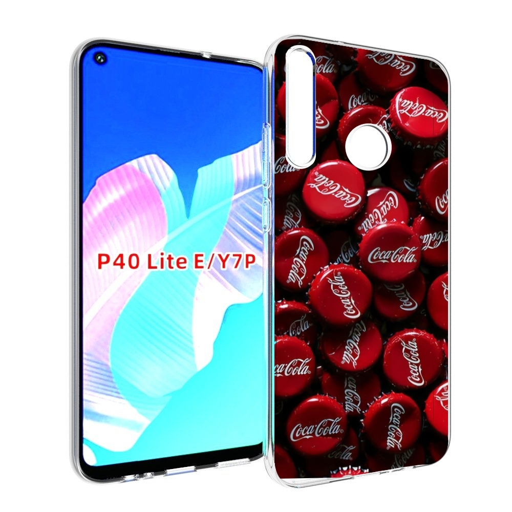 

Чехол бампер MyPads крышки от кокаколы для Huawei P40 Lite E, Прозрачный, Tocco