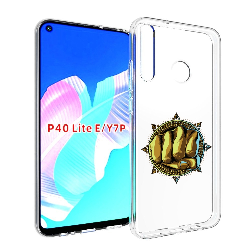 

Чехол бампер MyPads кулак для Huawei P40 Lite E, Прозрачный, Tocco