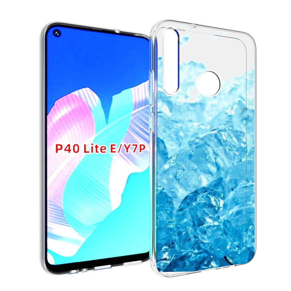 

Чехол бампер MyPads кусочки-льда для Huawei P40 Lite E, Прозрачный, Tocco