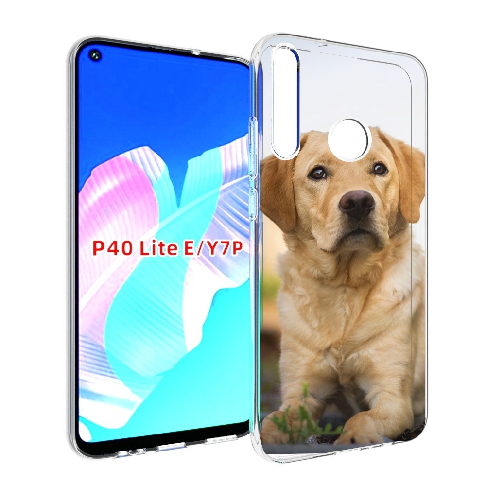

Чехол бампер MyPads лабрадор ретривер для Huawei P40 Lite E, Прозрачный, Tocco
