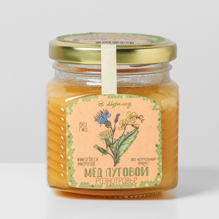 

Мералад Мёд луговой (разнотравье, цветочный), 300 г