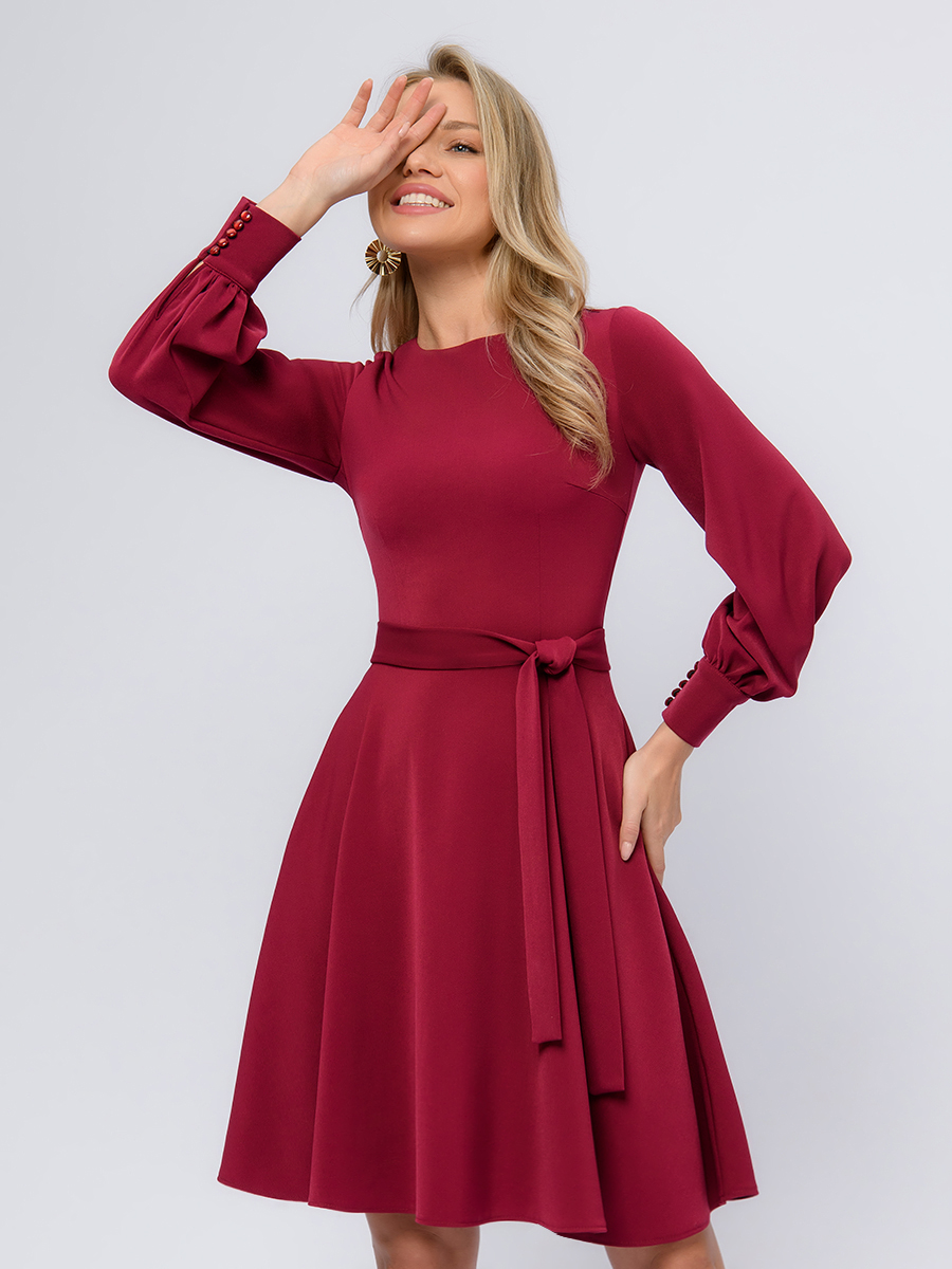 

Платье женское 1001dress 0102201CH красное 40 RU, Красный, 0102201CH